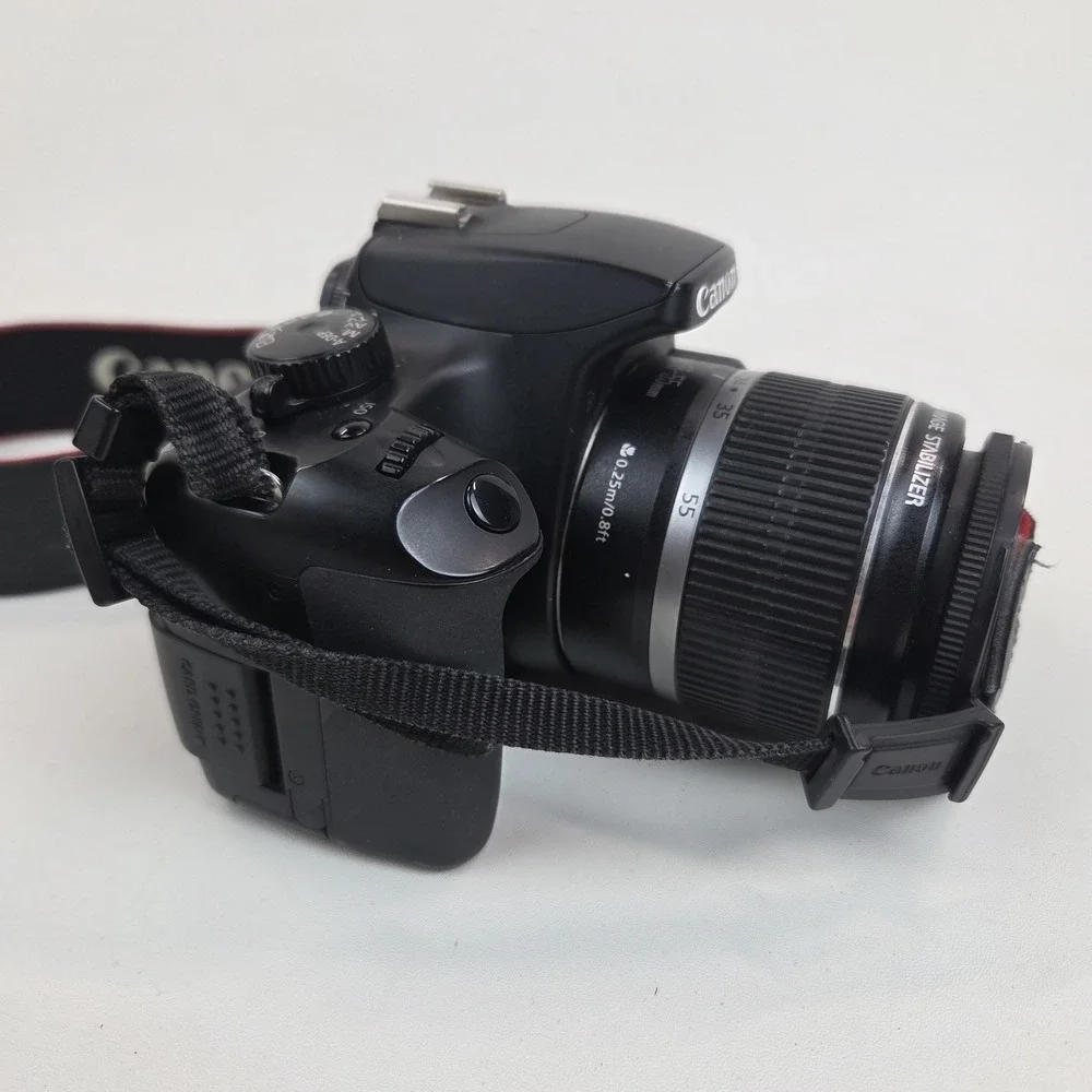 Canon EOS Rebel XS Digital SLR Camera w/18-55mm Lens Charger SD + Battery Tested - Picture 11 of 16